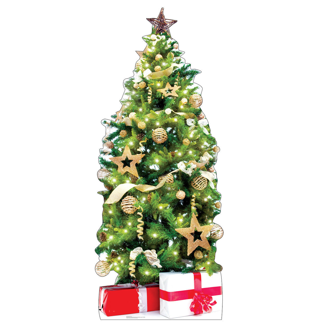 Festive Christmas Tree Cutout