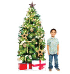 Festive Christmas Tree Cutout
