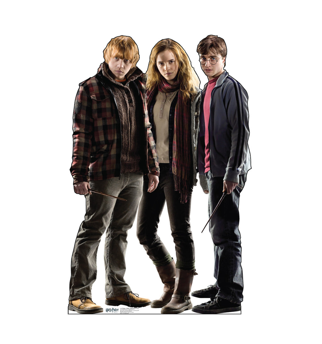Trio Cutout - Harry, Hermione & Ron