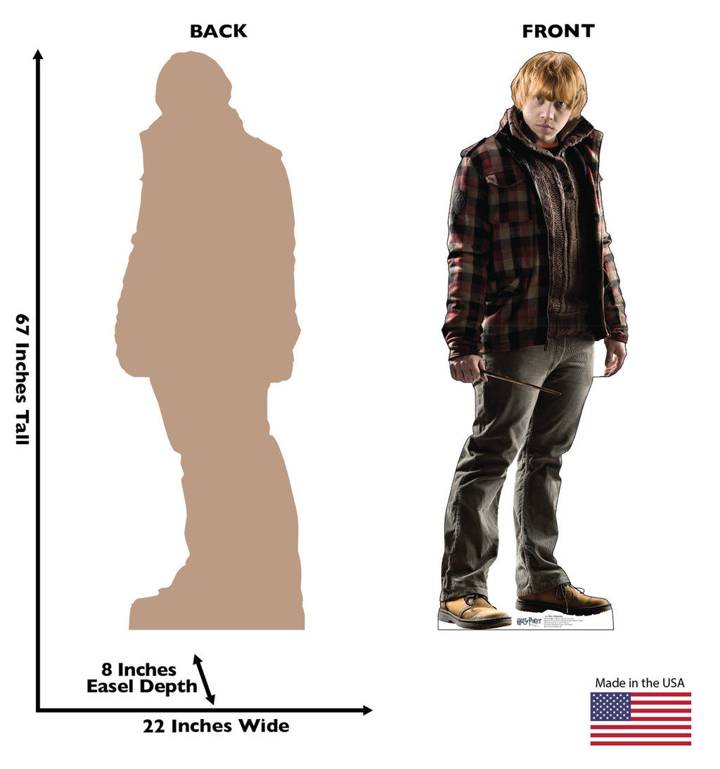 Ron Weasley - Harry Potter 
Lifesize Cardboard Cutout Dimensions
