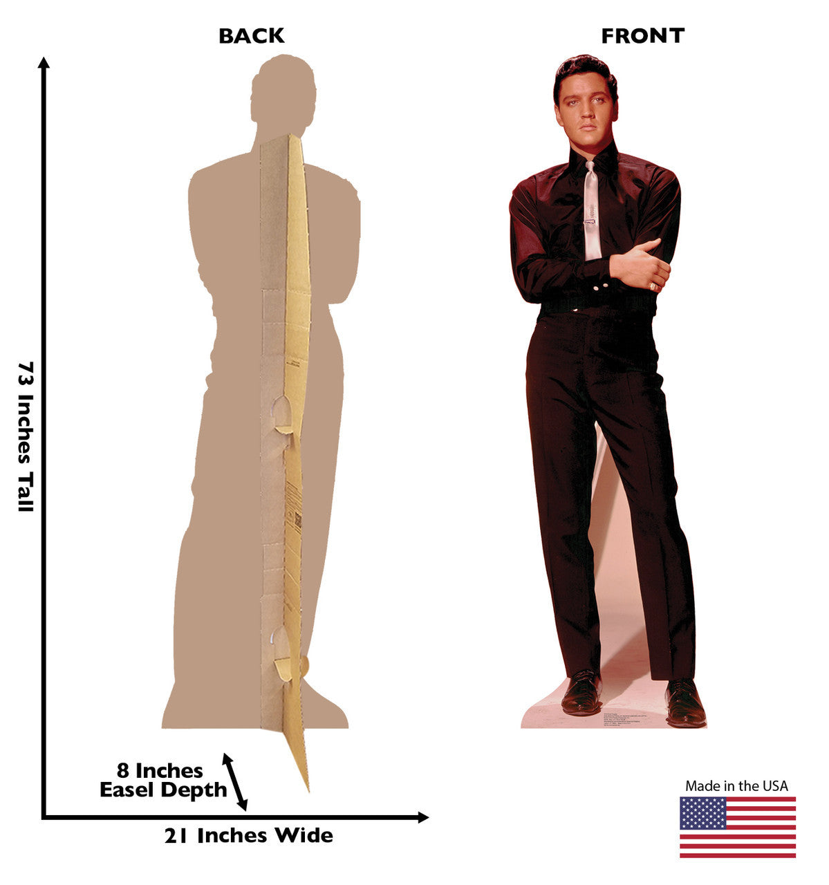 Elvis Presley Life-Size Standee - Arms Crossed