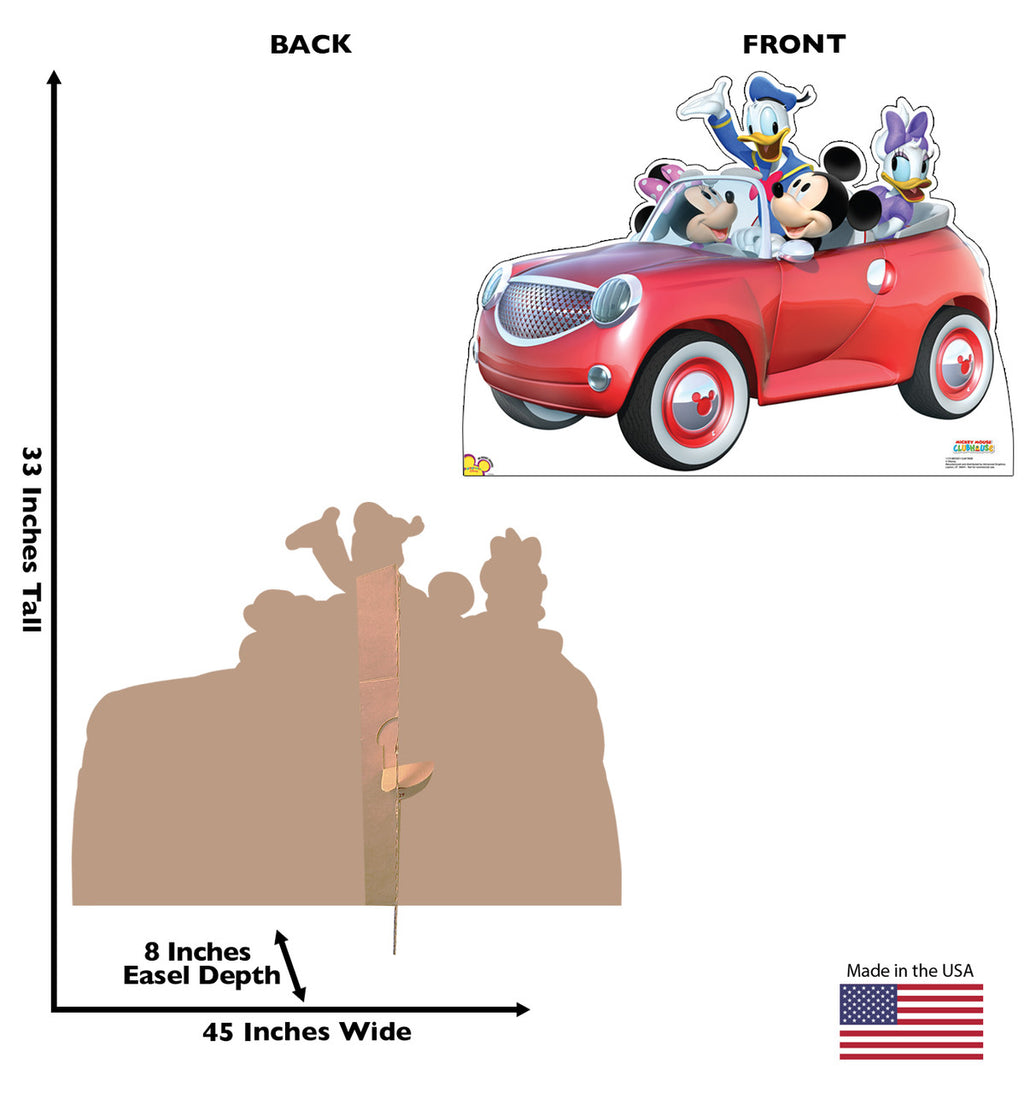 Mickey Mouse Cheerful Cutout