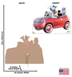 Mickey Mouse Cheerful Cutout