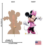Minnie Mouse Pink Dress Stand-Up Cutout
