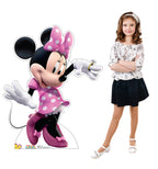 Minnie Mouse Pink Dress Stand-Up Cutout