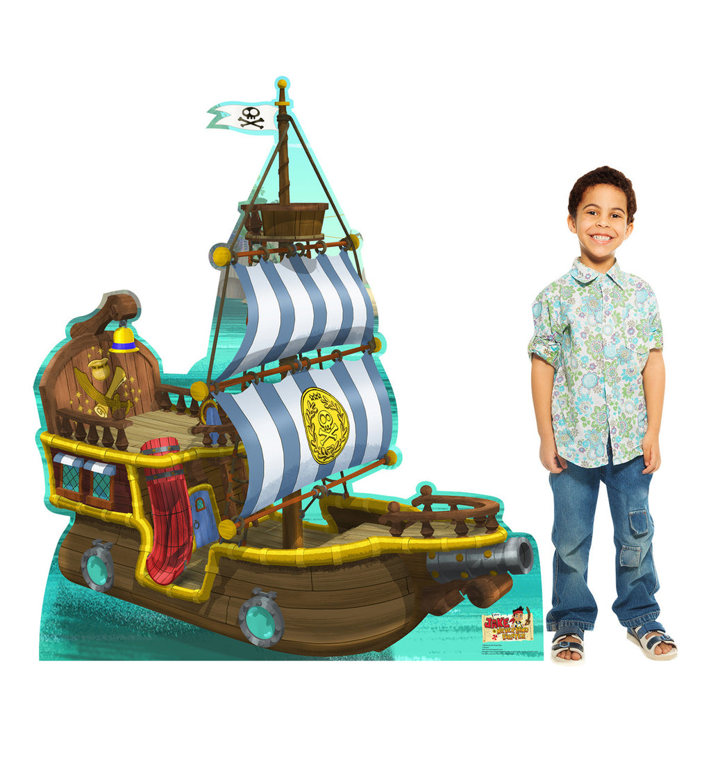 Bucky Pirate Ship - Jake and the Pirates
Lifesize Cardboard Cutout with Model