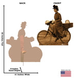 Miss Gulch on Her Bike - Wizard of Oz Lifesize Cutout