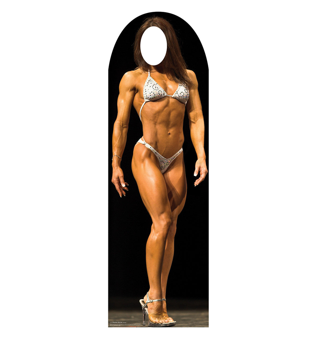 Muscle Woman Stand In