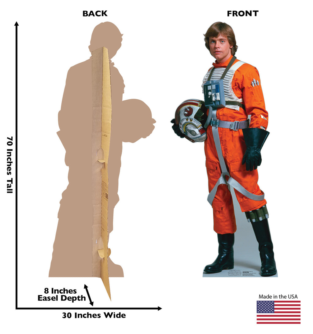 Luke Skywalker Cutout - Rebel Pilot