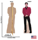 Elvis in Red: Life-Size Cardboard Cutout