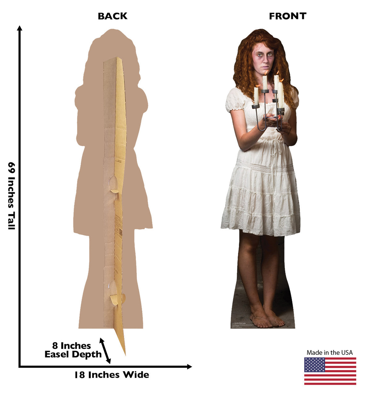 Candle Stick Lady - Halloween
Lifesize Cardboard Cutout