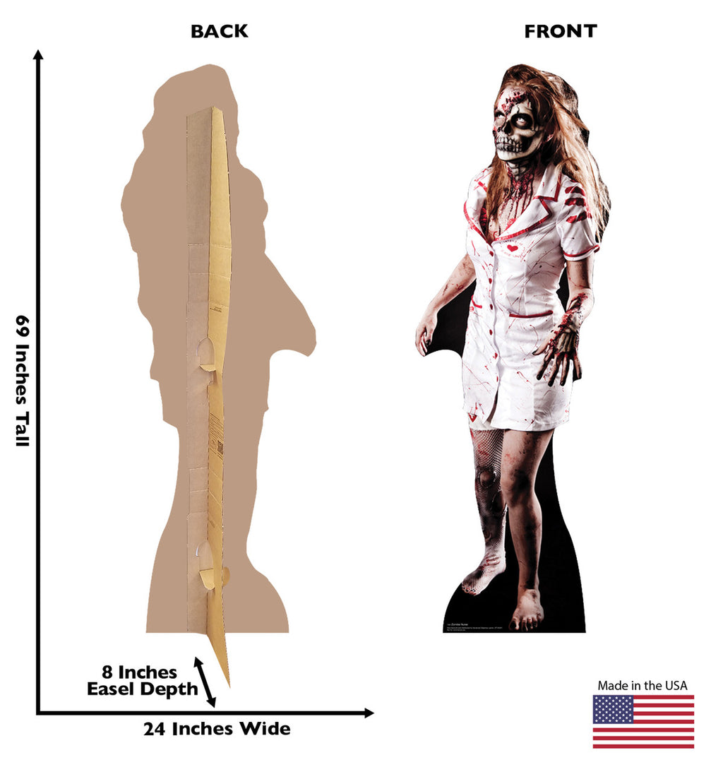 Zombie Nurse - Halloween
Lifesize Cardboard Cutout dimensions