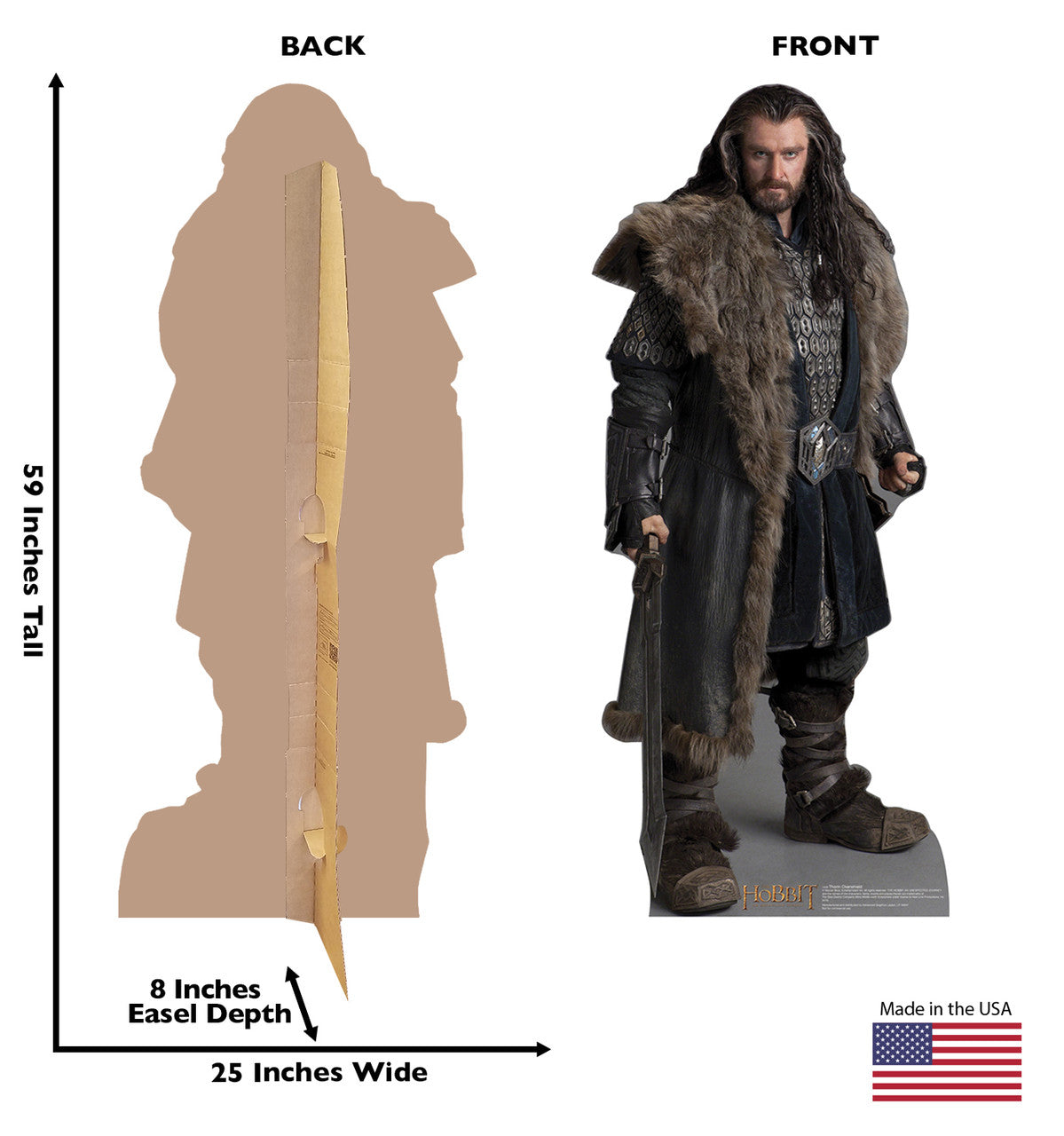 Thorin Oakenshield Cardboard Cutout