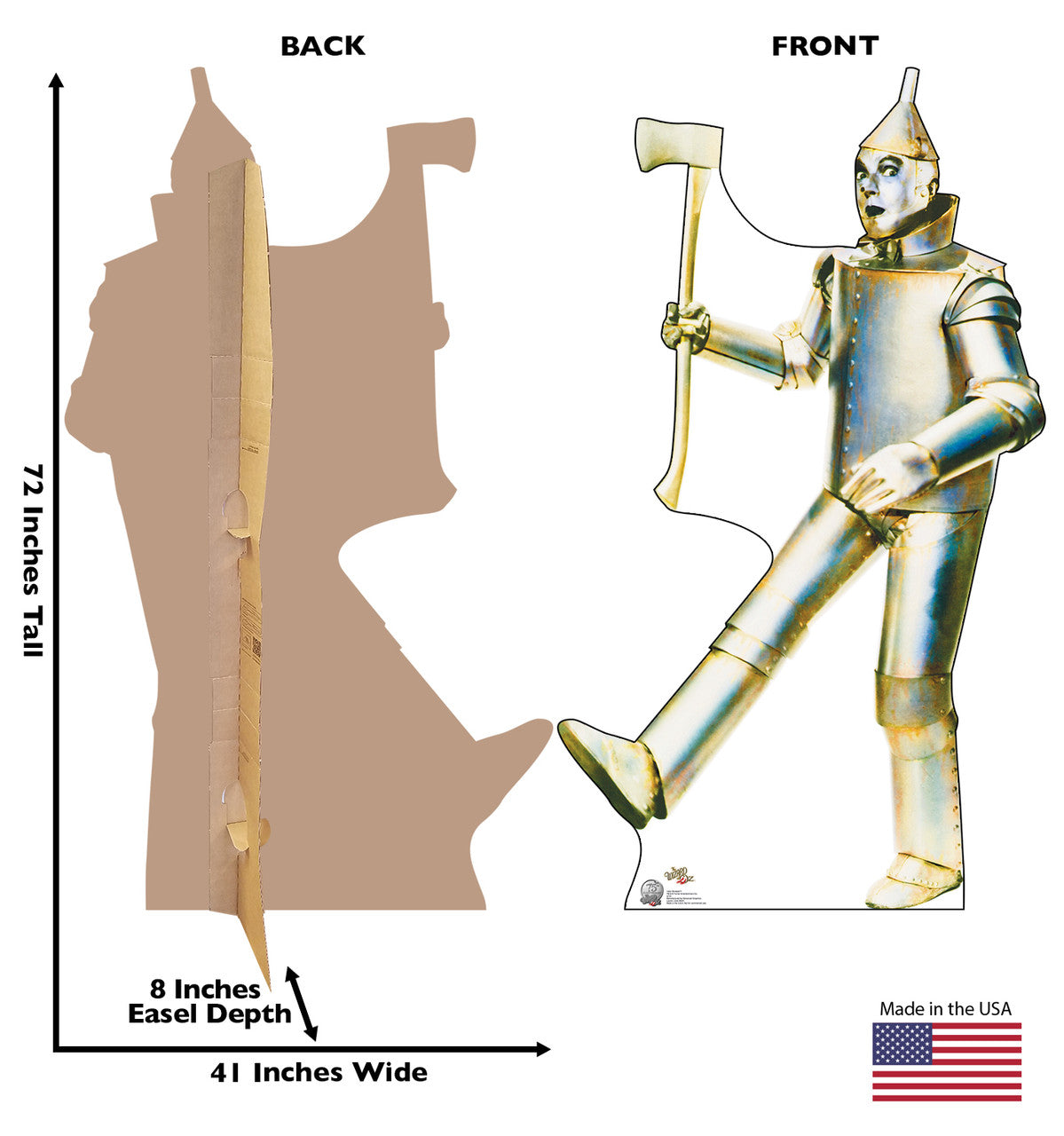 Tin Man - Wizard of Oz 
Lifesize Cardboard Cutout