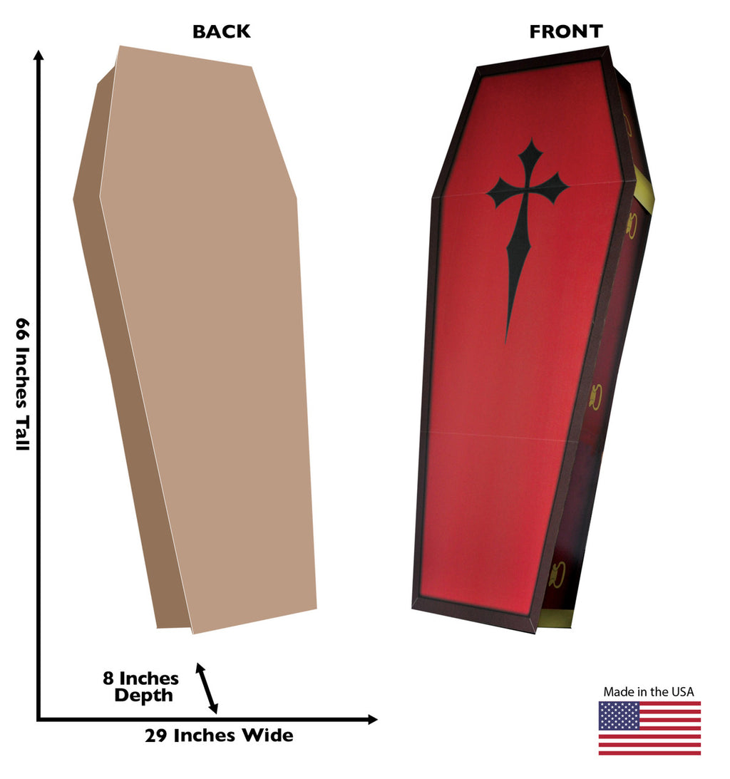 3D Coffin -Halloween
Lifesize Cardboard Cutout  Dimensions