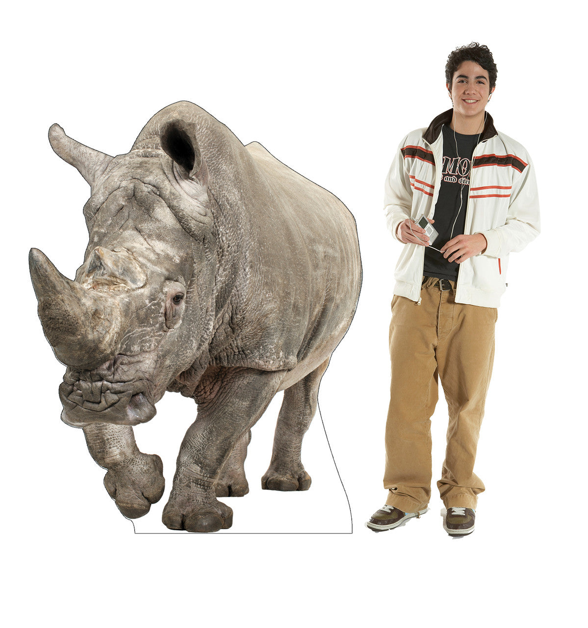 White Rhinoceros
Lifesize Cardboard Cutout with Model