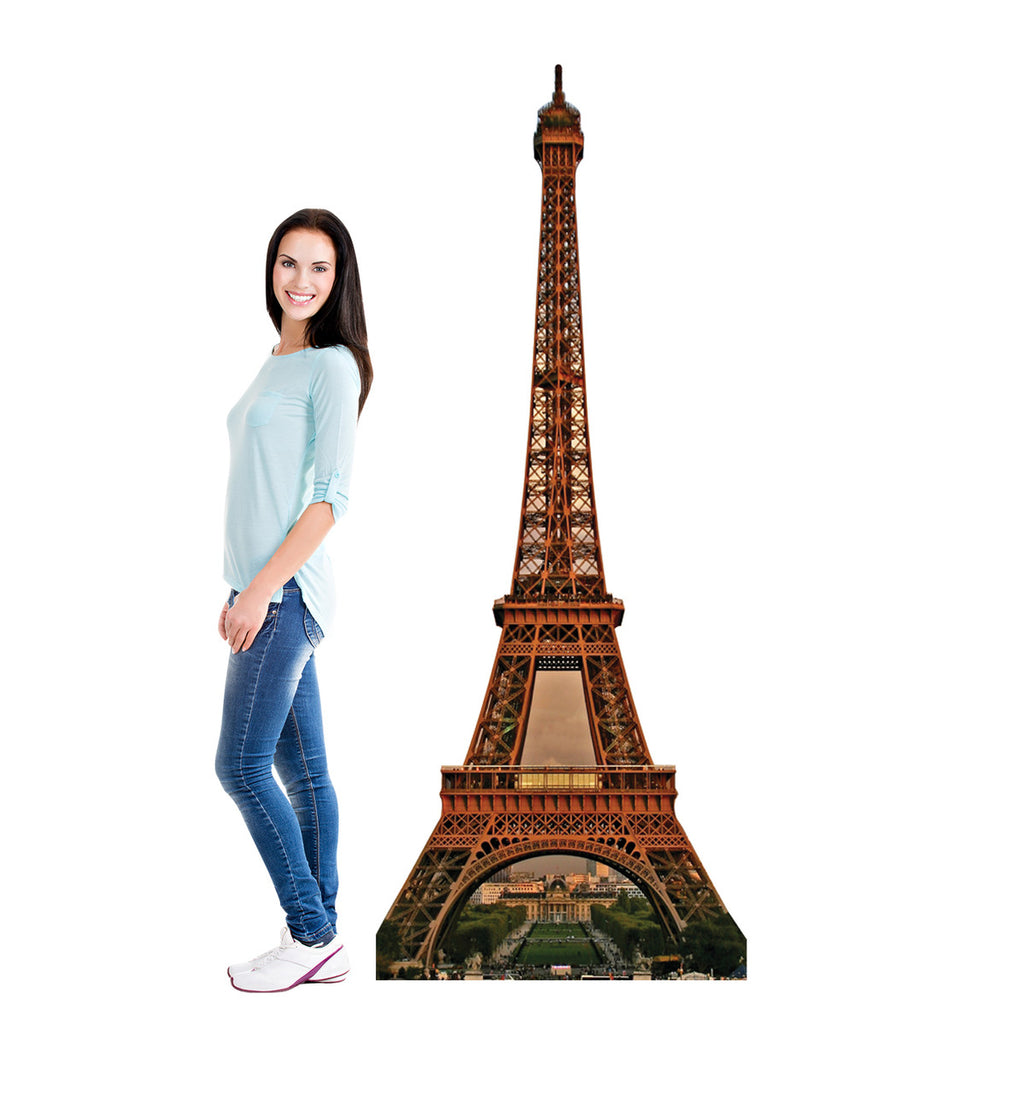 Eiffel Tower Lifesize Cardboard cutout with model