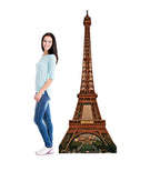 Eiffel Tower Lifesize Cardboard cutout with model
