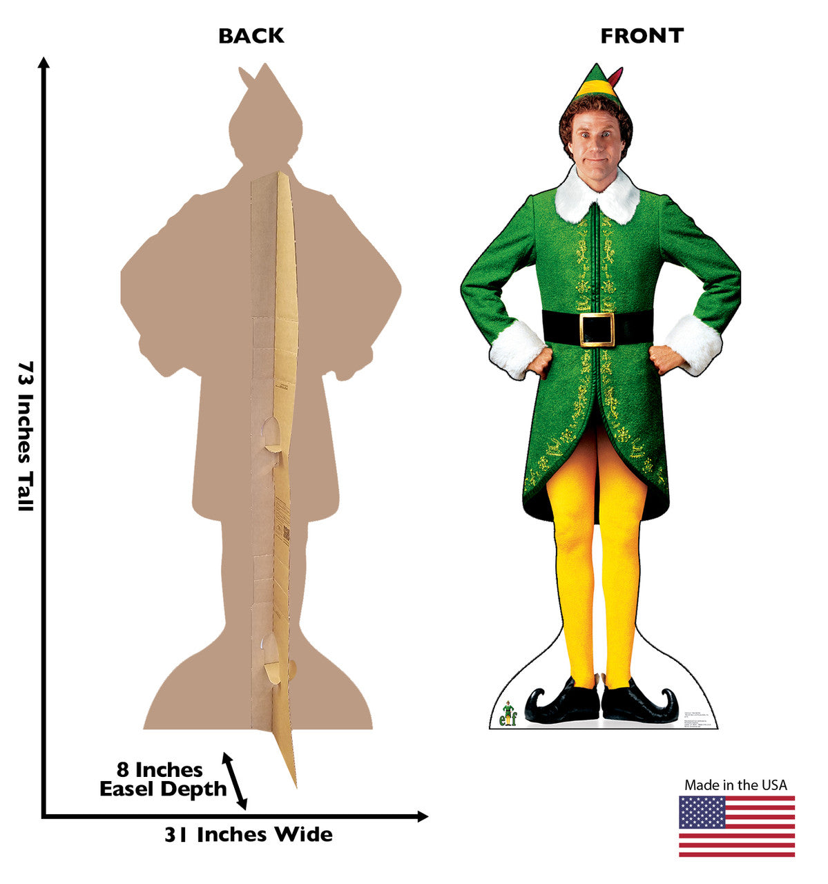 Elf Cutout of Will Ferrell