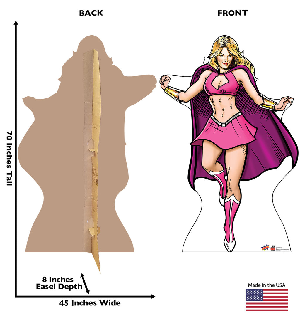 Penny Super Hero - Big Bang Theory
Lifesize Cardboard Cutout Dimensions