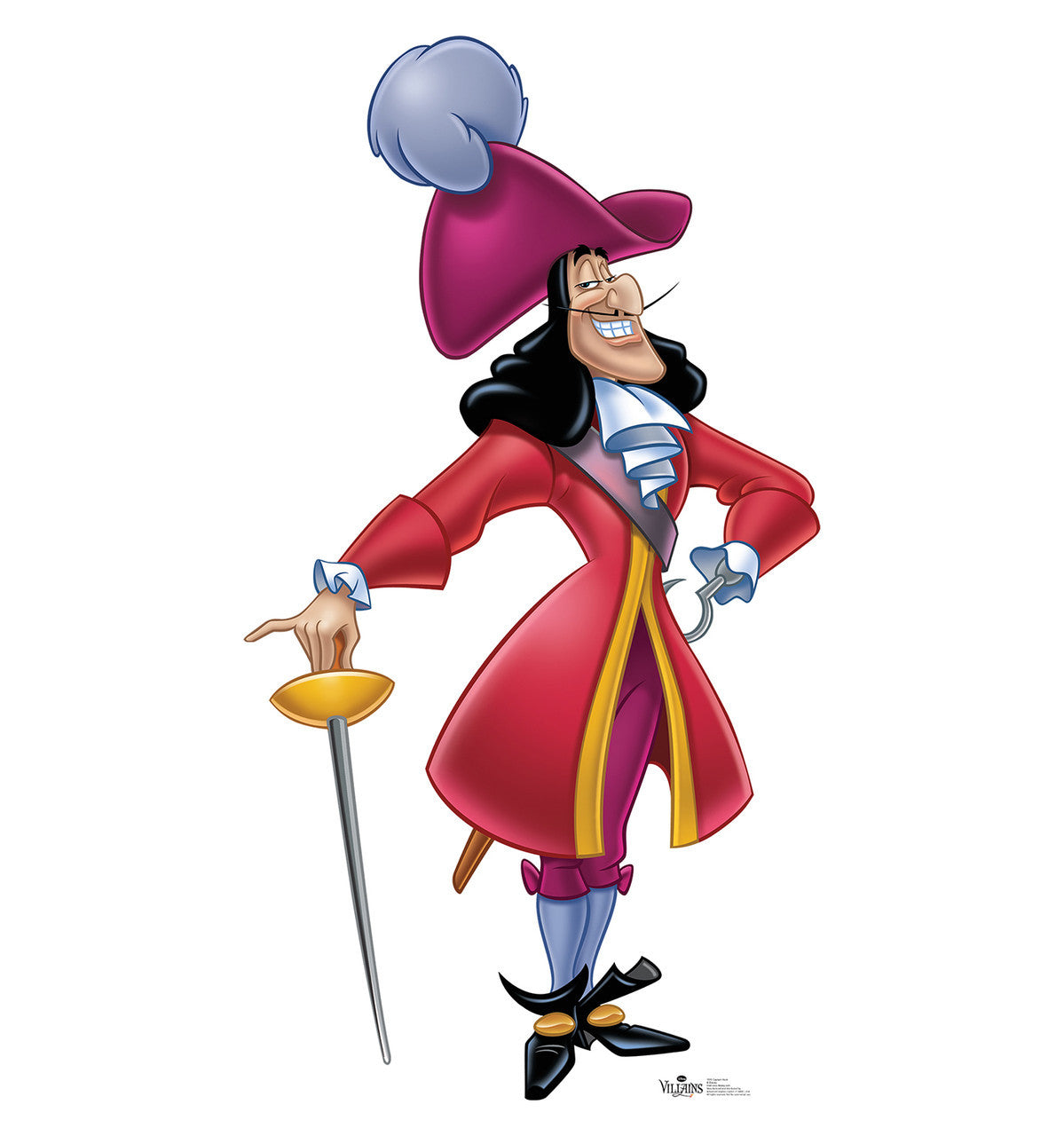 Captain Hook Cardboard Cutout