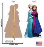 Disney's Frozen Lifesize Cutout: Elsa & Anna
