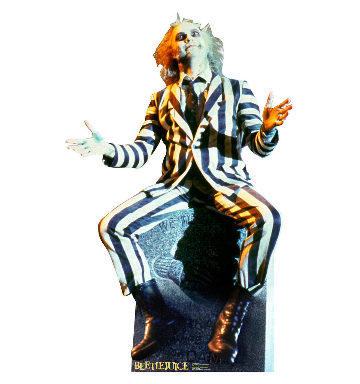 Charming Beetlejuice Life-Size Cardboard Cutout