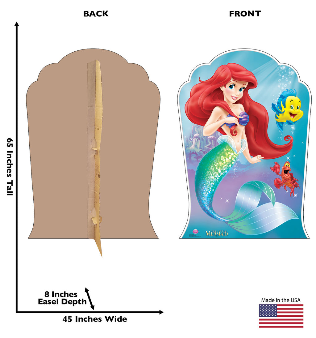 Little Mermaid -  Ariel, Sebastian, and Flounder
Lifesize Cardboard Cutout