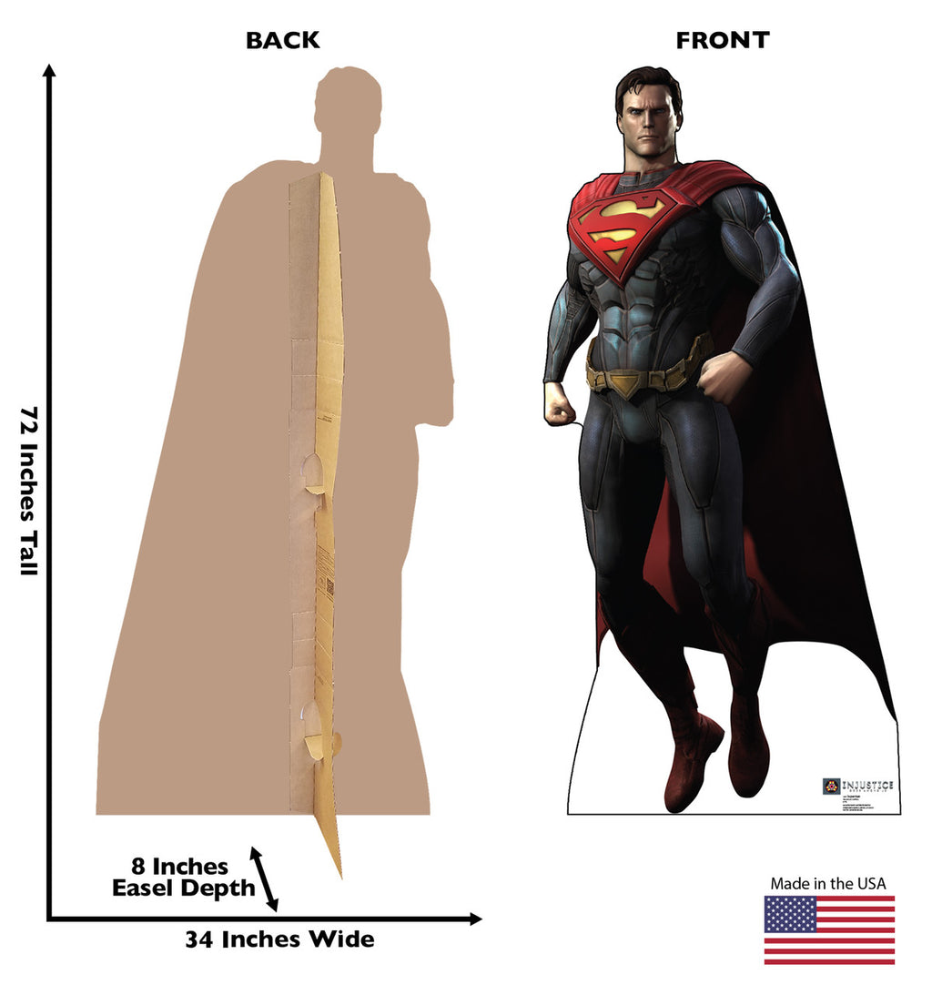 Heroic Superman Cardboard Cutout