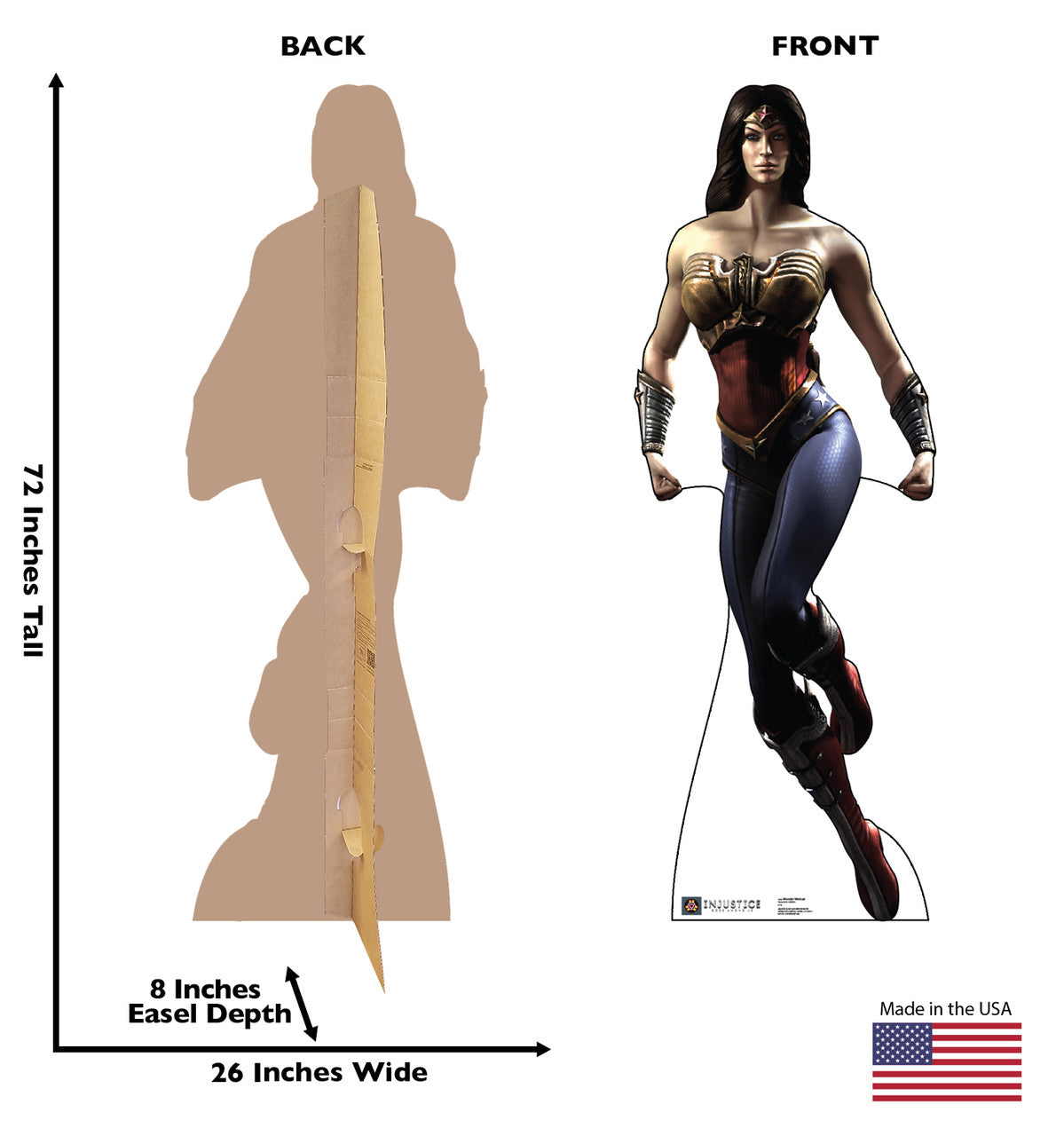 Heroic Wonder Woman Lifesize Standee