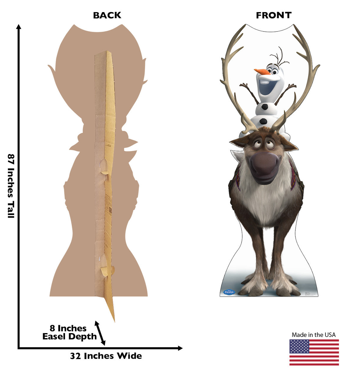 Sven and Olaf - Frozen
Lifesize Cardboard Cutout
