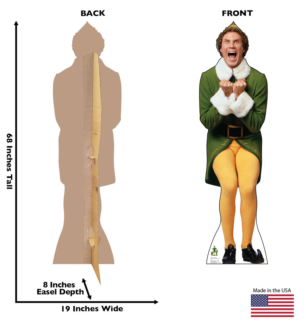 Buddy Elf Excited - Elf Movie - Will Ferrell
Lifesize Cardboard Cutout