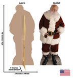 Santa From Elf - Elf Movie
Lifesize Cardboard Cutout Dimensions