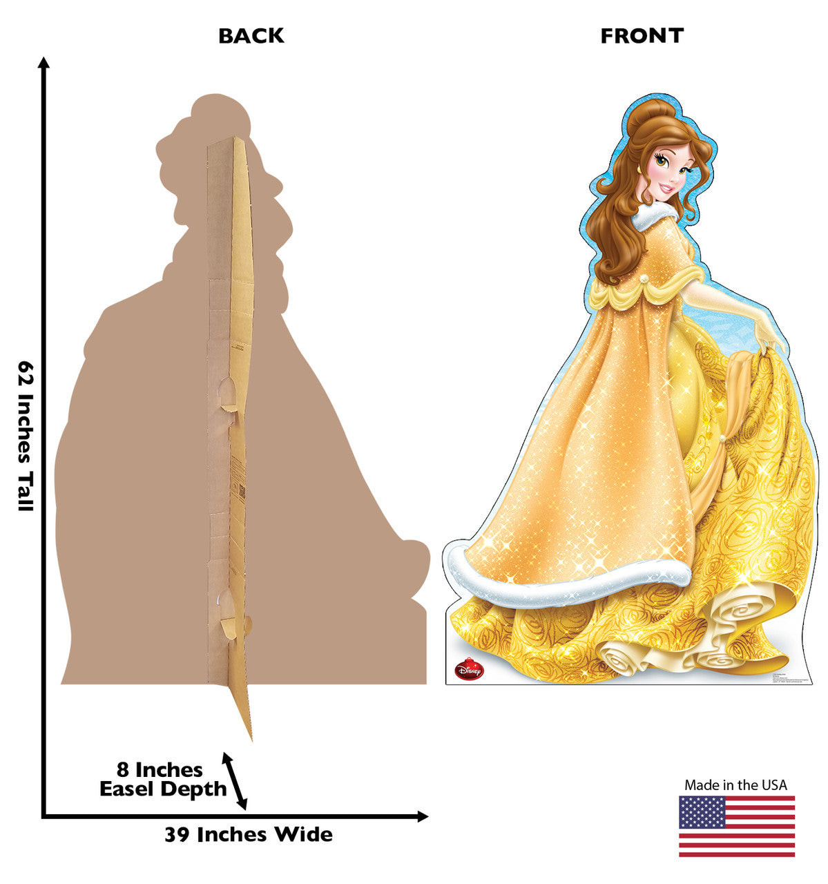 Belle Holiday - Disney Princess - Beauty and the Beast
Lifesize Cardboard Cutout
