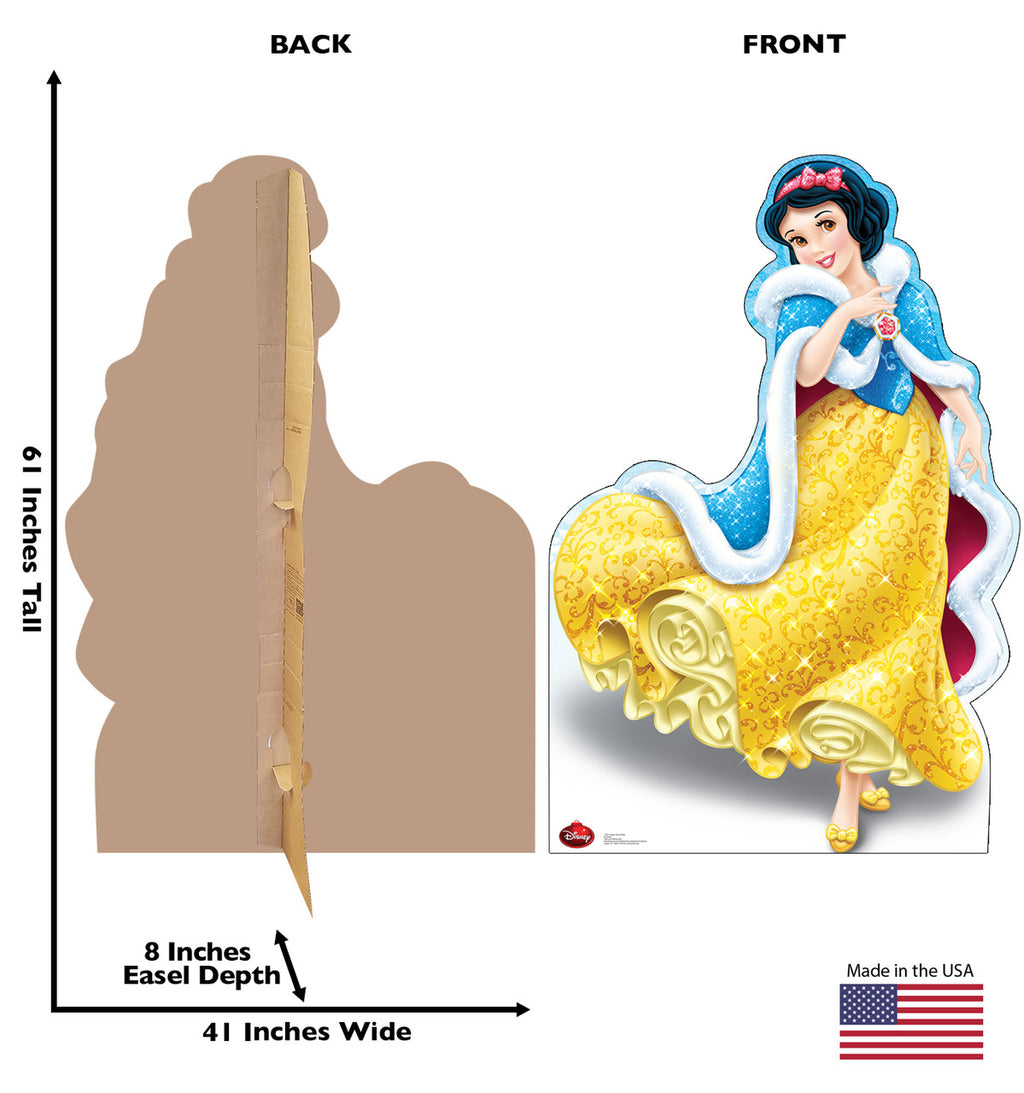 Snow White Holiday - Disney Princess 
Lifesize Cardboard Cutout Dimensions