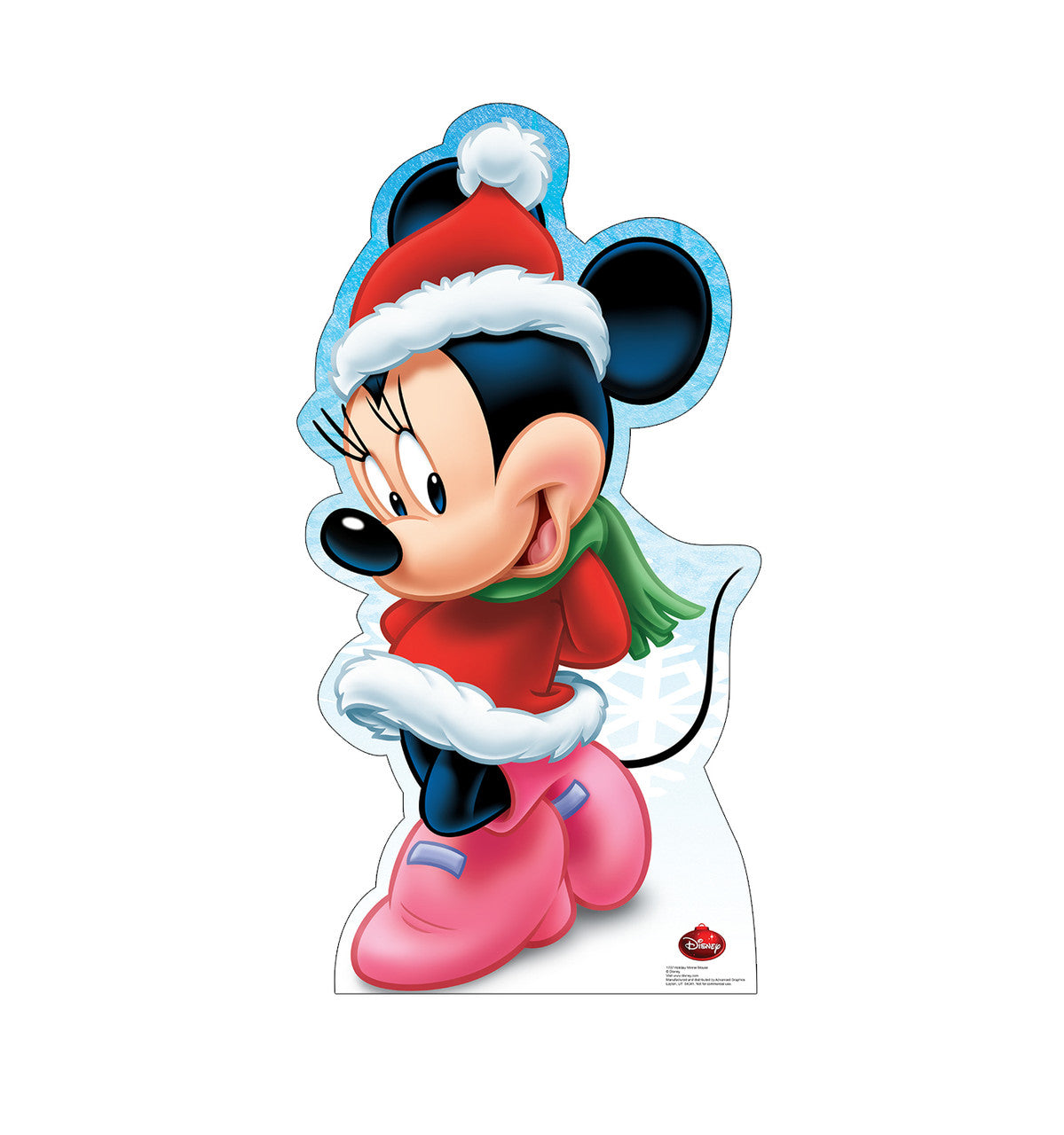 Limited Edition Minnie Mouse Holiday Cutout