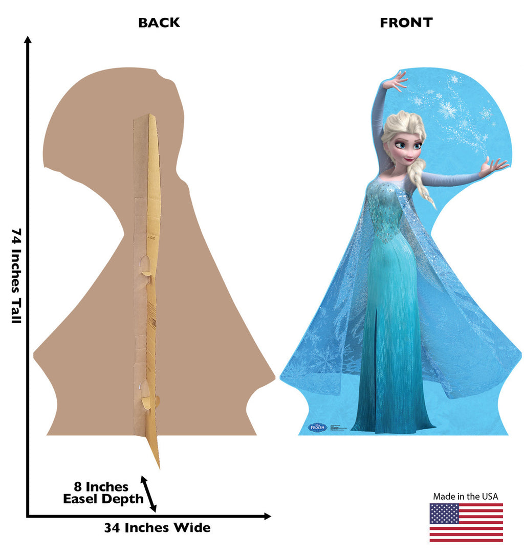 Elsa's Enchanting Life-Sized Cutout