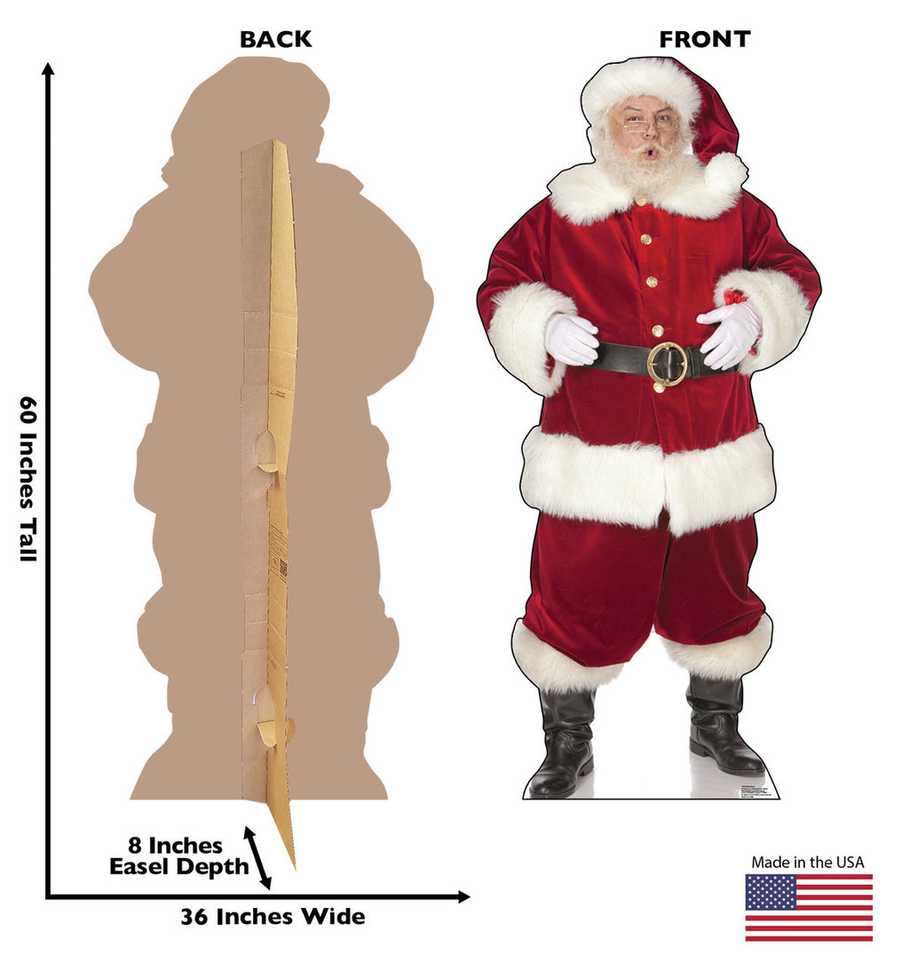 Jolly Santa Life-Size Cutout