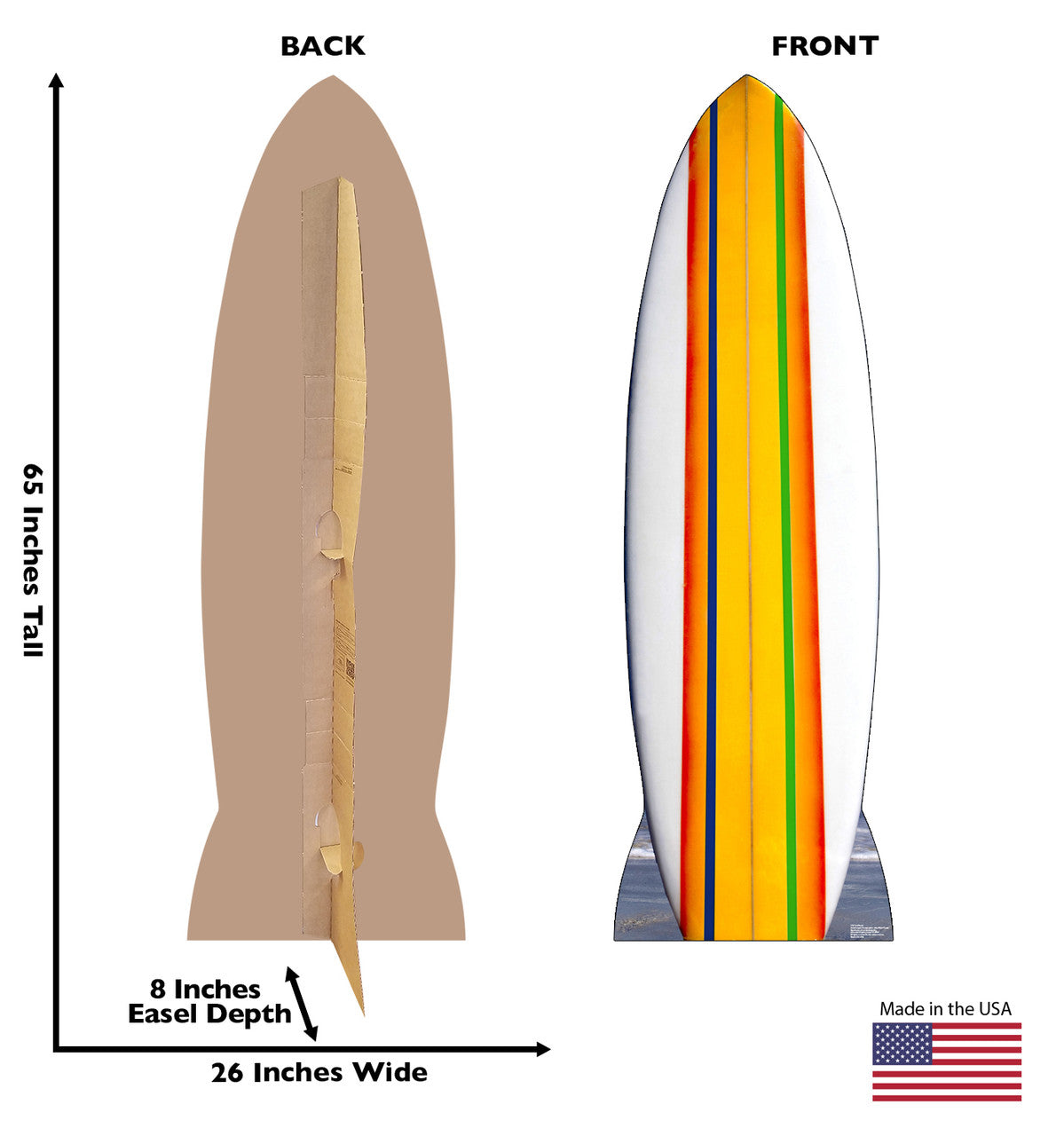 Surf Board
Lifesize Cardboard Cutout