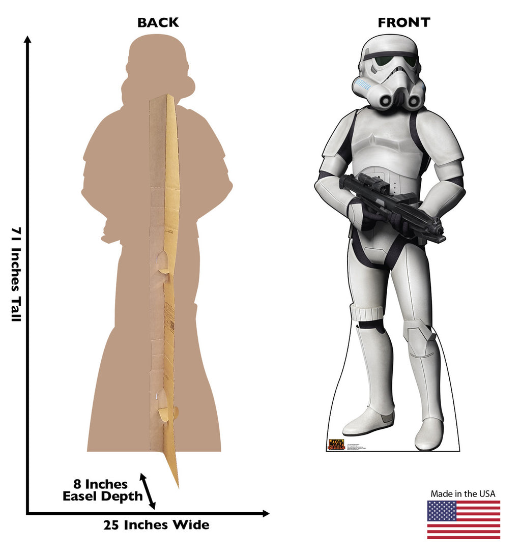 Stormtrooper - Star Wars Rebels
Lifesize Cardboard Cutout dimensions