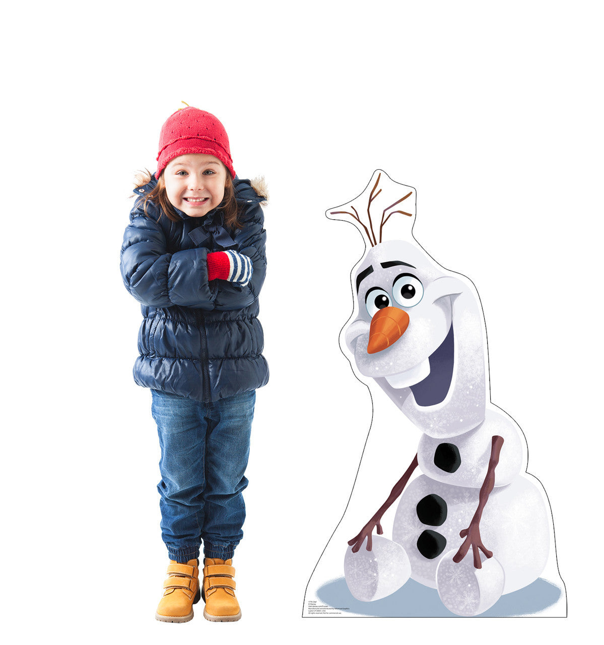 Olaf Life-Size Cardboard Cutout - Your Favorite Snowman!
