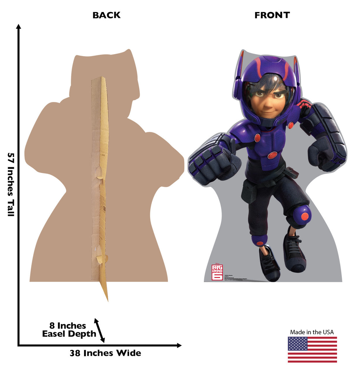 Hiro Hamada - Disney Big Hero 6
Lifesize Cardboard Cutout Dimensions