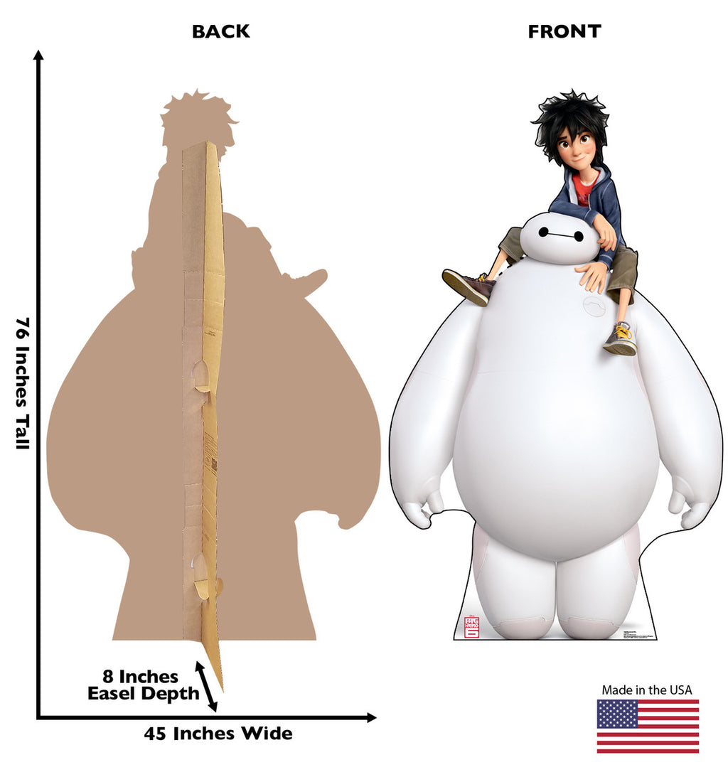 Baymax and Hiro - Disney Big Hero 6
Lifesize Cardboard Cutout Dimensions
