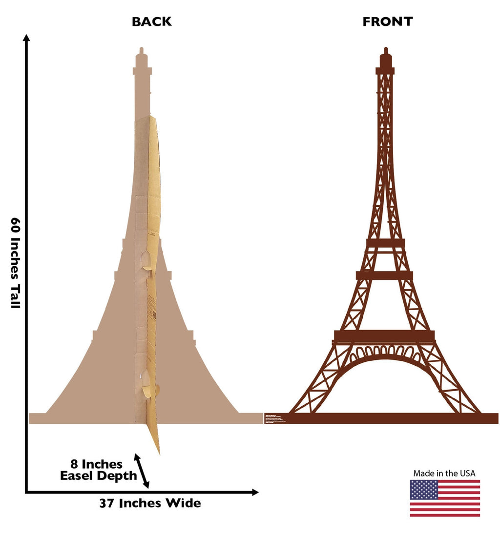 Charming Eiffel Tower Cutout
