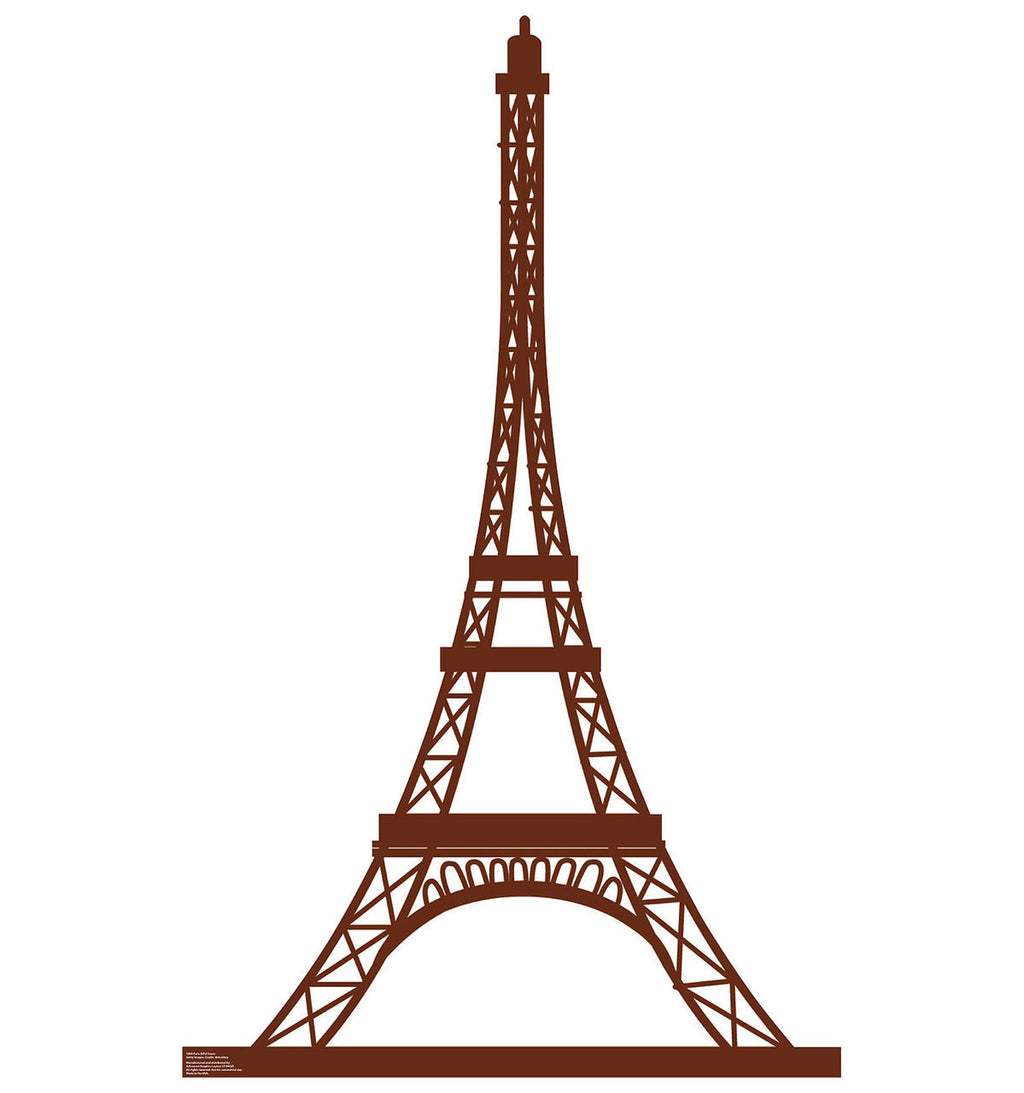 Charming Eiffel Tower Cutout