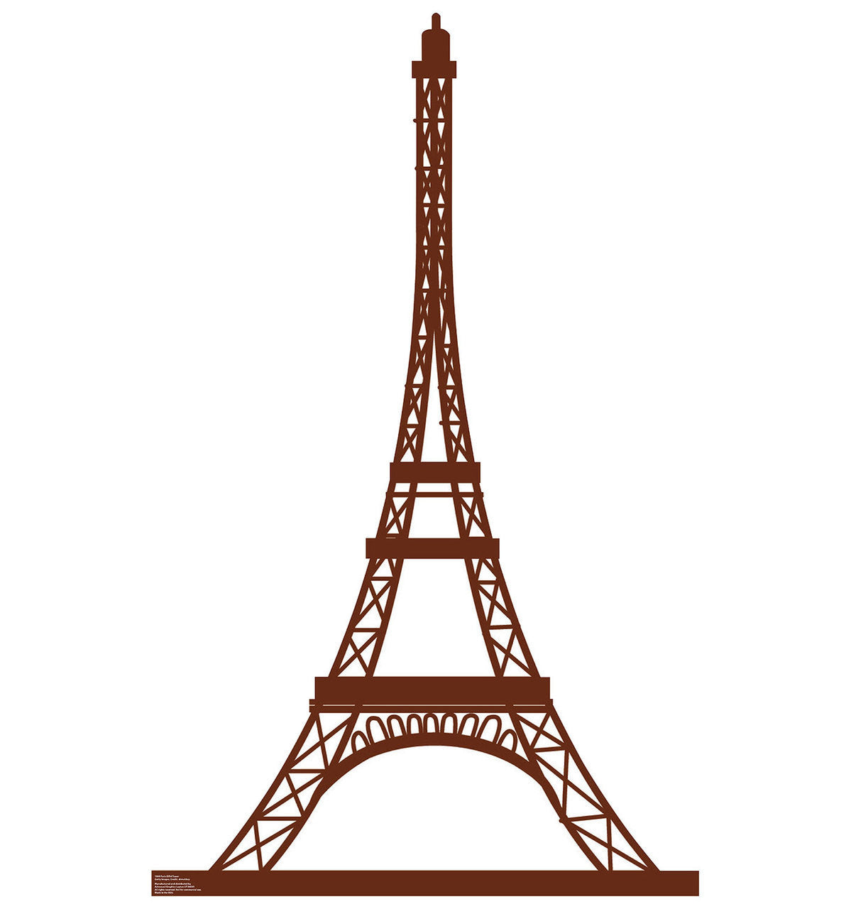 Charming Eiffel Tower Cutout