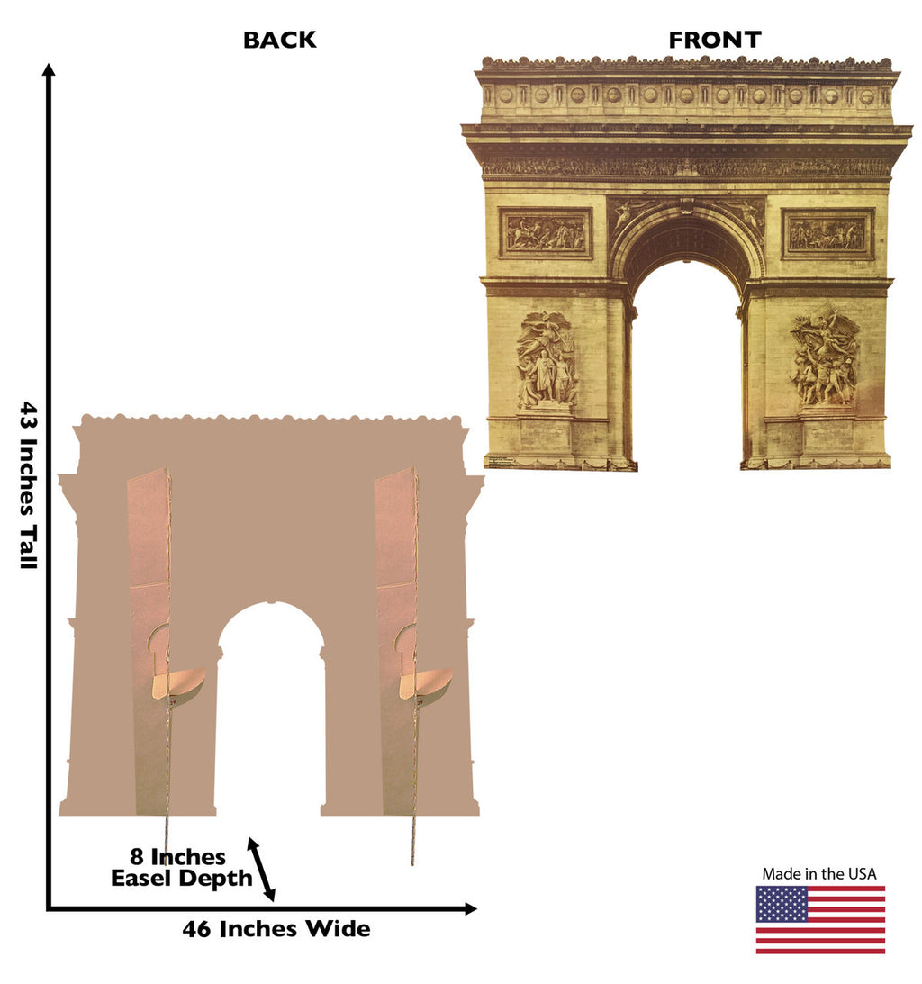 Paris Arc de Triomphe Cutout