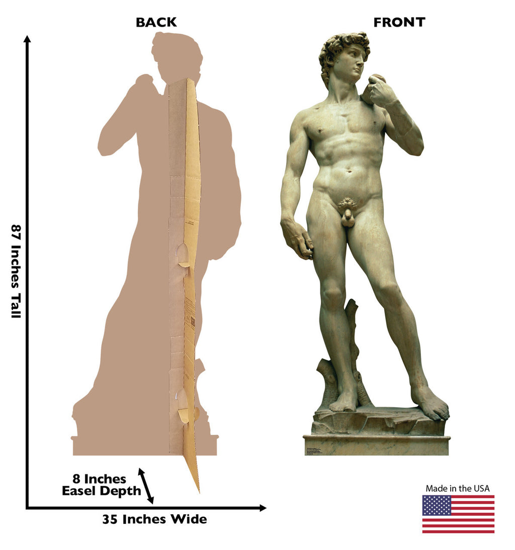 David Statue Cutout