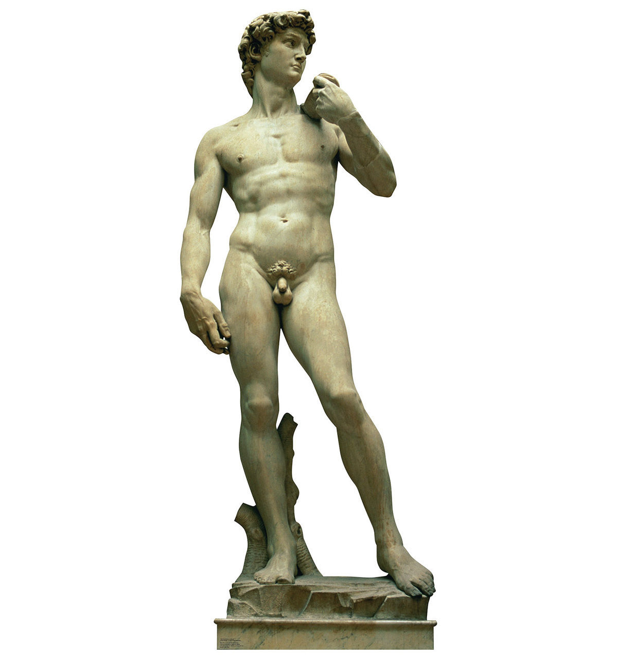 David Statue Cutout