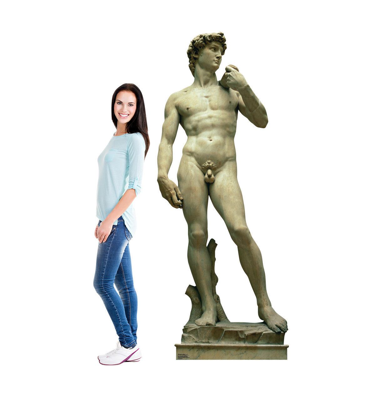 David Statue Cutout